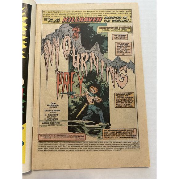 Marvel Comics, War of the Worlds, Vol 1 #39 1976, The Final Glory, VTG - Picture 4 of 8